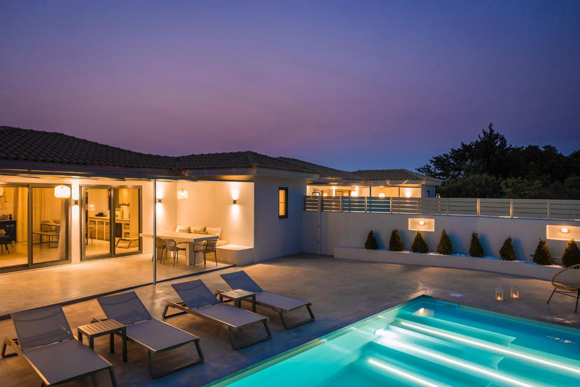 Villa Lavanta - Iris Sunset Villas Lépedha Exterior foto