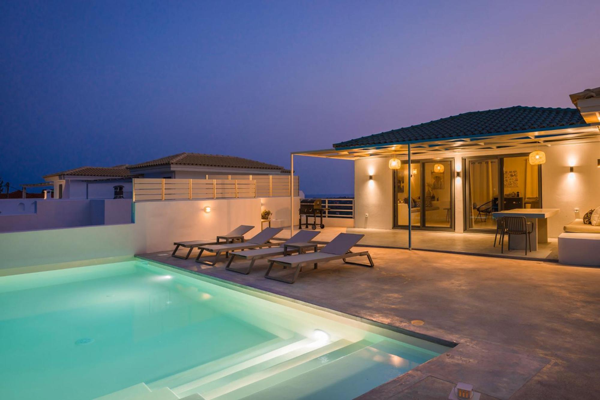 Villa Lavanta - Iris Sunset Villas Lépedha Exterior foto